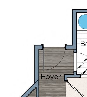 1 Bedroom 1 Bath A